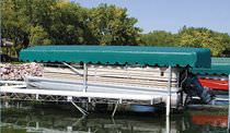 ascensore per pontoon boat NARROW Hewitt Boats Lifts and Docks