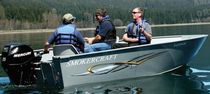 barca da pesca sportiva : canotto fishing (in alluminio) LODGE 161 American Angler