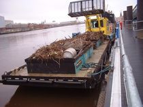 chiatta per il recupero di scarti TWIN SKIPPER BARGE Water Witch Workboats