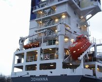 gruetta per scialuppa di salvataggio per navi (idraulica)  NMF - Neuenfelder Maschinenfabrik