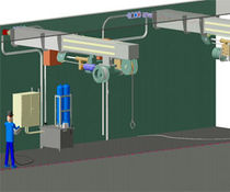 gruetta telescopica per navi (a soffitto) 2TDB-TYPE Vestdavit
