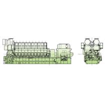 gruppo elettrogeno diesel per navi (common-rail) V32/44CR (6518 -> 10864 KW @ 720/750 RPM) MAN Diesel SE
