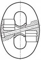 maglia di giunzione per catene di ancore di navi (tipo Kenter)  Sotra Marine Produkter