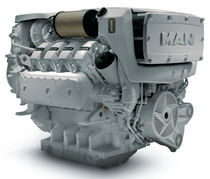 motore nautico commerciale: entrobordo diesel 400 - 600 cv (iniezione diretta, turbo) D2868 LE 421 (600 HP @ 1800 RPM) Man Nutzfahrzeuge AG