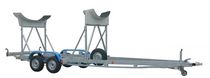 rimorchio per barca a vela (2 assi) BD 2800-3000-3200-3500 MU Balbi Rimorchi