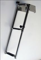 scala telescopica a scomparsa per barche (per specchio di poppa) L-3-9-D-TRANS DiveNdog