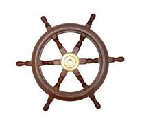 volante per barca a motore in legno 3600616 Marine Town