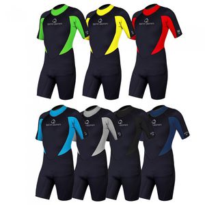 muta neoprene per sport nautici / shorty / a maniche corte / unisex