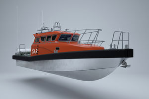 nave di ricerca e salvataggio / entrobordo / in alluminio