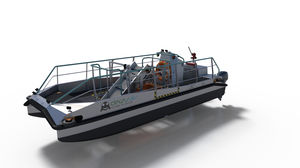 nave antinquinamento / catamarano / fuoribordo