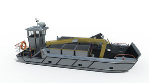 chiatta da lavoro / nave antinquinamento / entrobordo