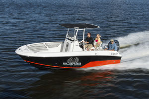 barca open fuoribordo / con console centrale / max. 8 persone / con T-top