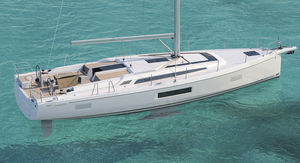sailing-yacht da crociera / con poppa aperta / con bompresso / con doppio timone a ruota