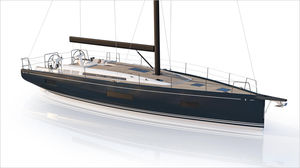 sailing-yacht da regata e crociera / con poppa aperta / con bompresso / con albero in carbonio