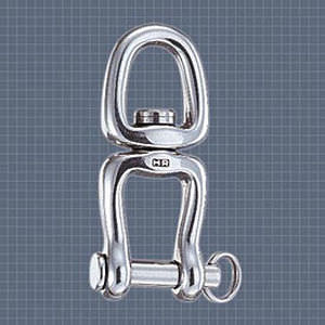 grillo per barca a vela con girella / in acciaio inox / forgiato
