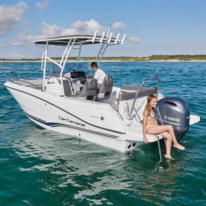 barca open fuoribordo / con console centrale / open / da pesca sportiva