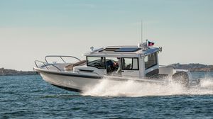 barca open fuoribordo / entrobordo / con cockpit chiuso / da pesca sportiva