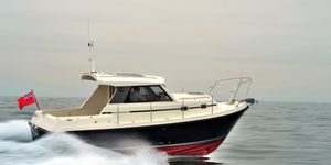 barca da pesca-crociera entrobordo / con cabina di pilotaggio
