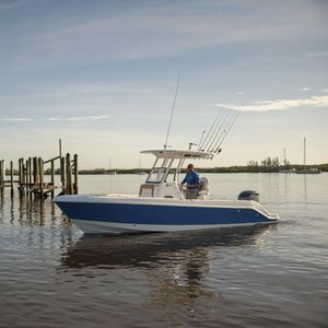 barca open fuoribordo / con console centrale / open / da pesca sportiva