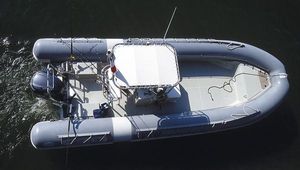 barca utilitaria fuoribordo / gommone semirigido