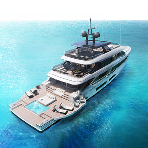 super-yacht da crociera / con cabina di pilotaggio