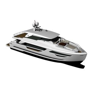 motor-yacht da crociera / raised pilothouse / con 4 cabine