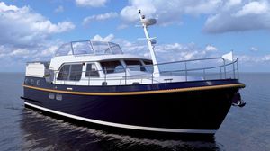 cabinato entrobordo / diesel / con fly / fluviale