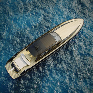 motor-yacht da crociera / hard-top / in linea d'asse / con scafo planante
