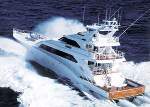 super-yacht da pesca sportiva / con fly / con cabina di pilotaggio / in alluminio