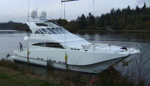 motor-yacht catamarano / da pesca sportiva / con fly chiuso / con scafo planante