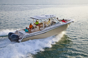 cabinato fuoribordo / da pesca sportiva / con T-top