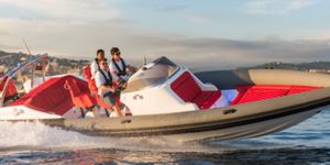 gommone fuoribordo / bimotore / RIB / con console centrale