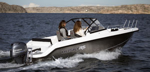 runabout fuoribordo / bow-rider / in alluminio / max. 6 persone