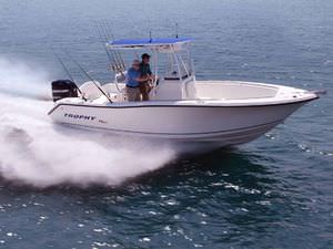 barca open fuoribordo / da pesca sportiva / con T-top