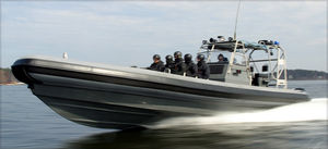barca militare / fuoribordo / gommone semirigido