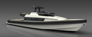 motor-yacht da crociera / con cabina di pilotaggio / con scafo semiplanante