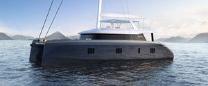 sailing-yacht da charter / con poppa aperta / con fly / con 5 cabine
