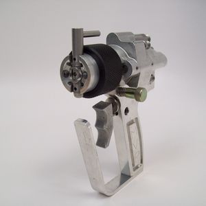 pistola a spruzzo simultanea / spruzzo di gelcoat / per cantiere navale / con miscelatura esterna