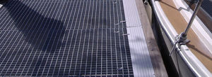 rivestimento per pontile in alluminio
