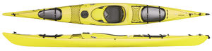 kayak a ponte / rigido / da escursione su lunghe distanze / da mare