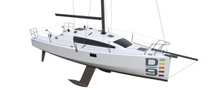 barca a vela da regata e crociera / con poppa aperta / con 2 cabine