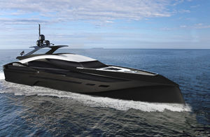 super-yacht da crociera / con cabina di pilotaggio / in carbonio / con 5 cabine