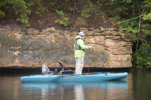 kayak sit-on-top / rigido / da pesca / 1 posto