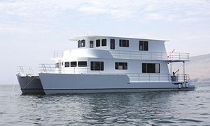 barca a motore house-boat catamarano / fluviale