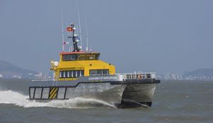 nave di supporto offshore per parco eolico