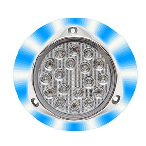illuminazione subacquea per barca / LED / per montaggio in superficie / multicolore