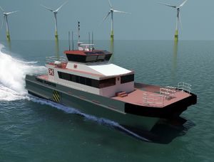 nave di supporto offshore per il trasporto dell'equipaggio