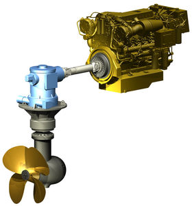 propulsore azimutale / per nave / idraulico / Z-drive
