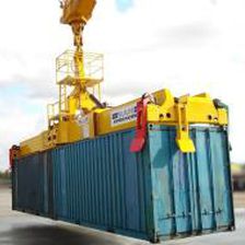 spreader per contenitori / per gru portuale mobile / telescopico / di type twin-lift