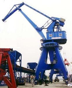 scaricatore di navi con benna / tipo gru a bandiera